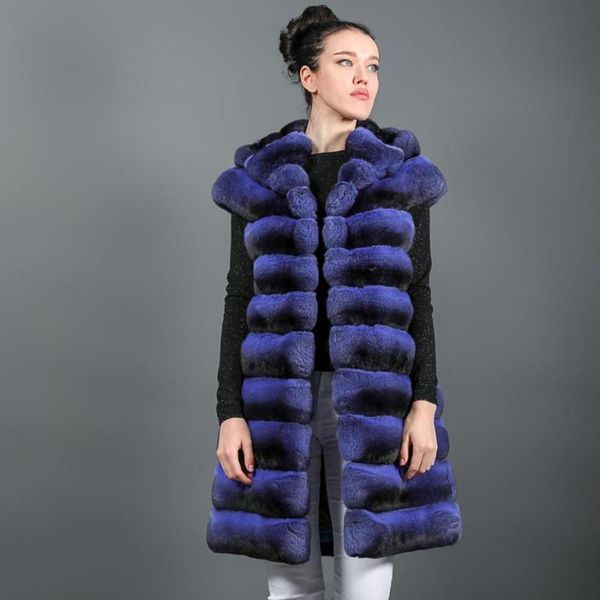 women's fur & faux hooded vest female jacket 2021 trendy autumn winter premium quality rex overcoat, Black
women's fur & faux hooded vest female jacket 2021 trendy autumn winter premium quality rex overcoat, Black