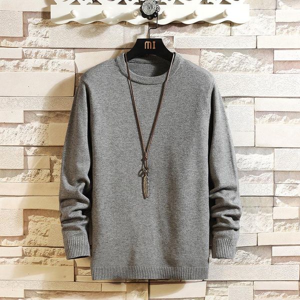 men's sweaters spring and autumn sweater round neck loose long sleeve solid color base fashion pullover, White;black
men's sweaters spring and autumn sweater round neck loose long sleeve solid color base fashion pullover, White;black
