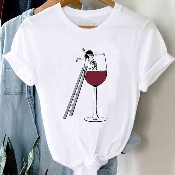women's t-shirt t-shirts women cartoon wine funny fashion clothing spring summer clothes graphic tshirt lady print female tee, White
women's t-shirt t-shirts women cartoon wine funny fashion clothing spring summer clothes graphic tshirt lady print female tee, White