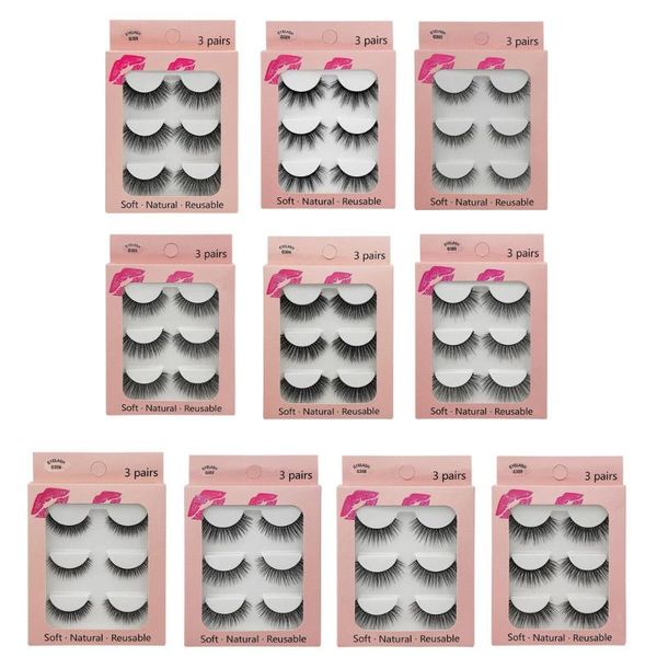 false eyelashes 3 pairs beauty fluffy lashes full strip lash extension mink 3d eye natrual
false eyelashes 3 pairs beauty fluffy lashes full strip lash extension mink 3d eye natrual