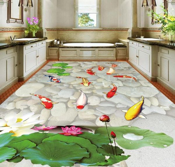 wallpapers 3d floor painting wallpaper lotus carp bathroom living room for bathrooms
wallpapers 3d floor painting wallpaper lotus carp bathroom living room for bathrooms