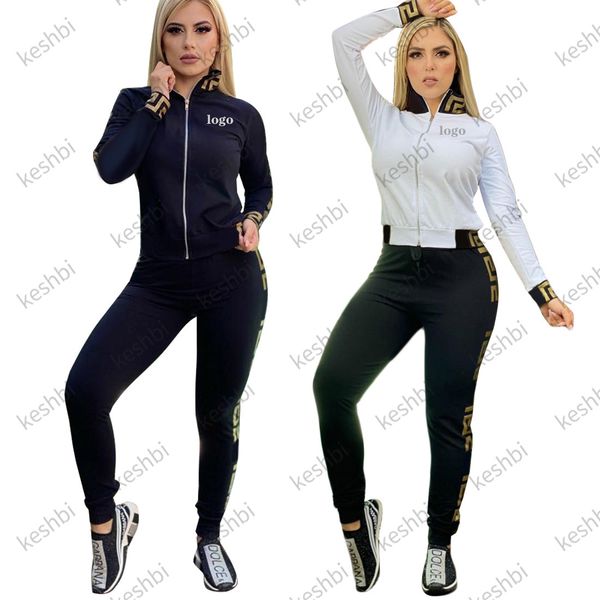womens fashion tracksuit luxury designer ipper jacket sweatpant 2pcs outdoor suit sportwear casual jogging set, Gray
womens fashion tracksuit luxury designer ipper jacket sweatpant 2pcs outdoor suit sportwear casual jogging set, Gray