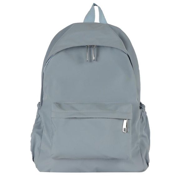 backpack simple solid color female trend waterproof nylon women casual school bag for teenage girls shoulder
backpack simple solid color female trend waterproof nylon women casual school bag for teenage girls shoulder