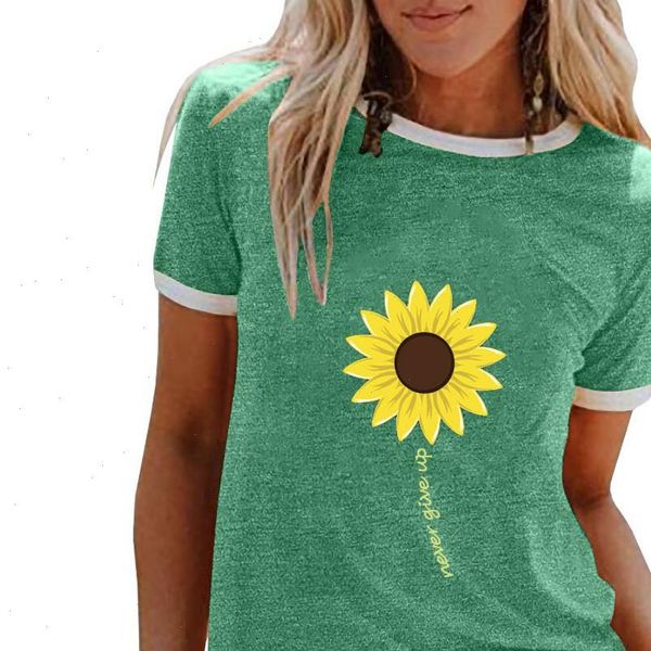 women t shirt 30 summer sunflower printing short sleeve oversized tunic drop, White
women t shirt 30 summer sunflower printing short sleeve oversized tunic drop, White