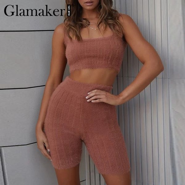 women's tracksuits glamaker knitted bodycon mohair sets women white crop and shorts sleeveless chic solid autumn sweater suit co ord hz, Gray
women's tracksuits glamaker knitted bodycon mohair sets women white crop and shorts sleeveless chic solid autumn sweater suit co ord hz, Gray