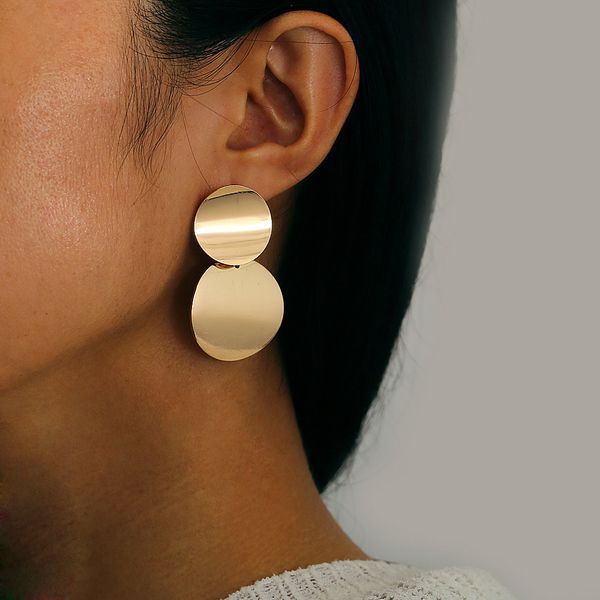 charms earrings f17951 hanzhishang jewelry simple metal element exaggerated female, Golden
charms earrings f17951 hanzhishang jewelry simple metal element exaggerated female, Golden