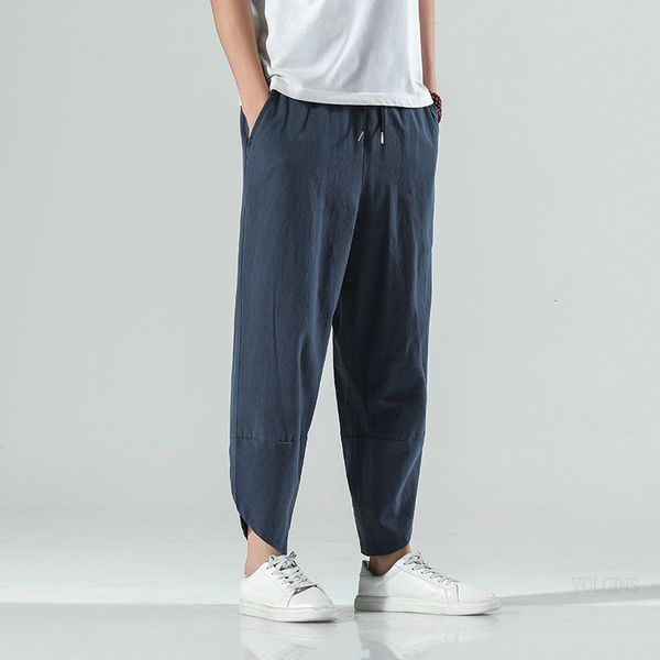 men's pants loose cropped trousers men japanese and korean style 2021 summer new fashion solid ankle-length large size harem mkzz, Black
men's pants loose cropped trousers men japanese and korean style 2021 summer new fashion solid ankle-length large size harem mkzz, Black