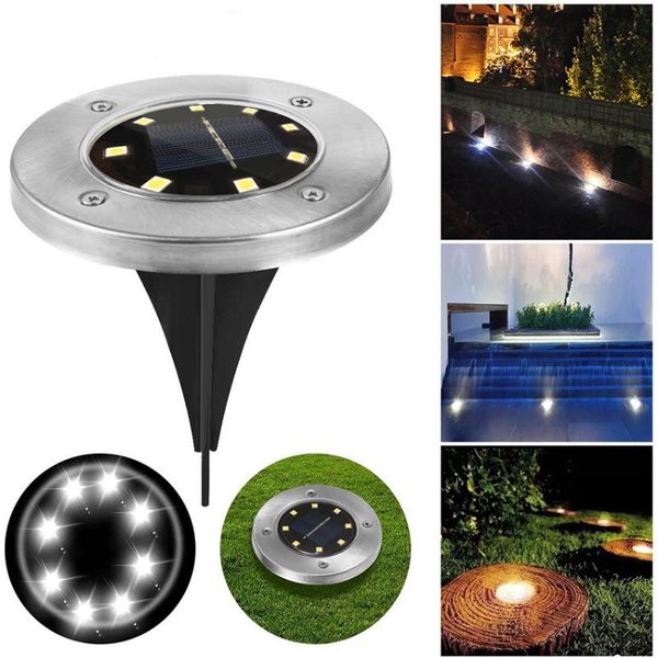 solar lamps outdoor waterproof 8led powered led disk buried lights under ground lamp garden decking lawn road stair pathway
solar lamps outdoor waterproof 8led powered led disk buried lights under ground lamp garden decking lawn road stair pathway