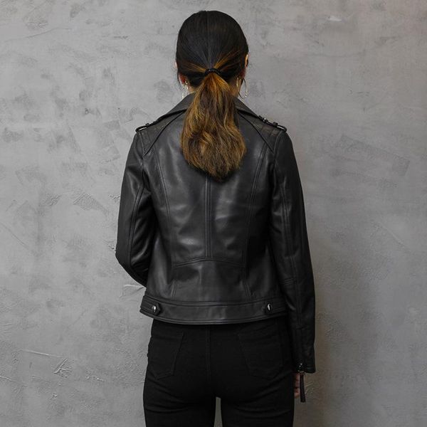 women's leather & faux jacket genuine sheepskin women short coats and jackets spring autumn chaqueta cuero hombre yp-99022 pph526, Black
women's leather & faux jacket genuine sheepskin women short coats and jackets spring autumn chaqueta cuero hombre yp-99022 pph526, Black