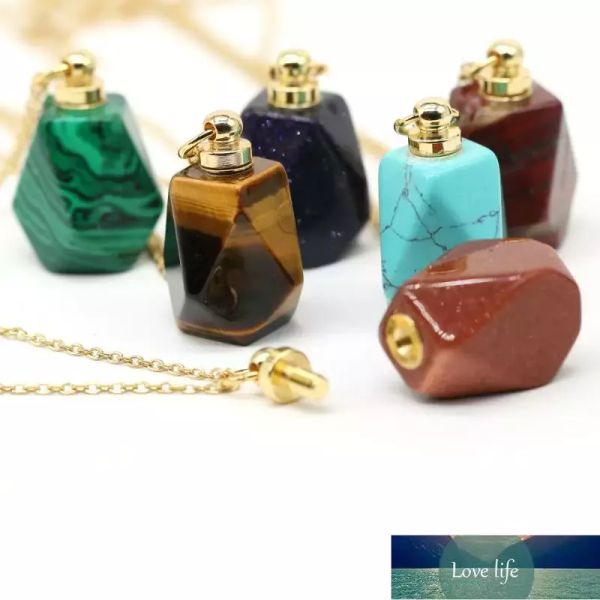 pendant necklaces natural perfume bottle crystal stone necklace agates malachite essential oil diffuser charm copper chain jewelry gift fact, Silver
pendant necklaces natural perfume bottle crystal stone necklace agates malachite essential oil diffuser charm copper chain jewelry gift fact, Silver