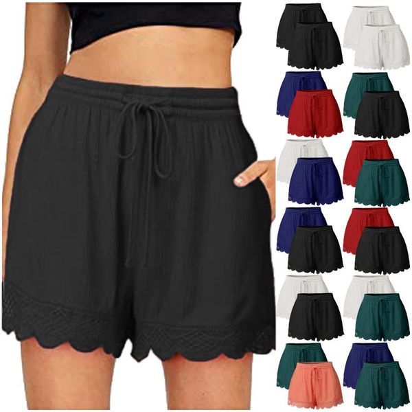 women's shorts 2pcs womens summer short femme lace plus size rope tie loose sport leggings trousers, White;black
women's shorts 2pcs womens summer short femme lace plus size rope tie loose sport leggings trousers, White;black