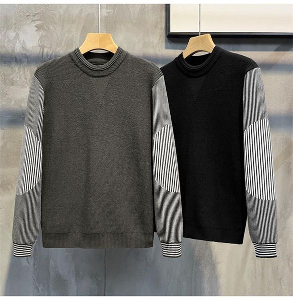 men's sweaters 2022 autumn winter pullover sweater soft comfortable knitted thick warm knitwear k58, White;black
men's sweaters 2022 autumn winter pullover sweater soft comfortable knitted thick warm knitwear k58, White;black