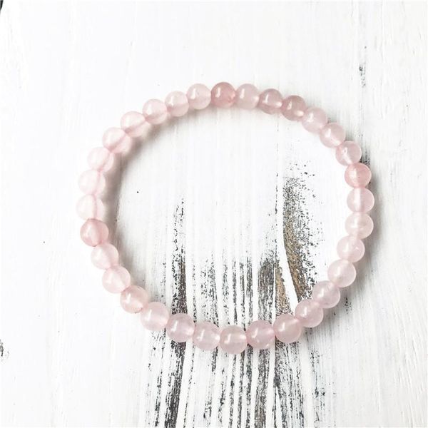 charm bracelets 6mm natural rosequartz bracelet simple design style pink beads yoga mala prayer wrist jewelry gift for her, Golden;silver
charm bracelets 6mm natural rosequartz bracelet simple design style pink beads yoga mala prayer wrist jewelry gift for her, Golden;silver