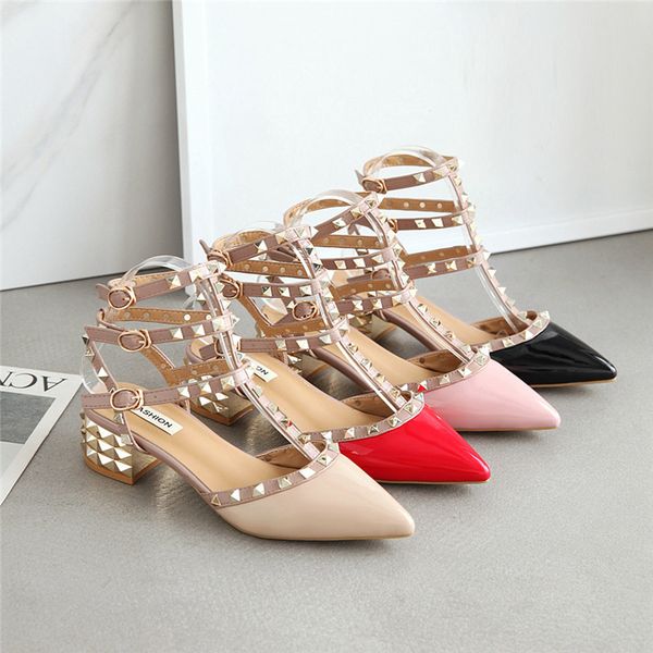 2021 womens shoes summer rhinestone high-thick-heeled student roman sandals buckle pointed high-heeled net red sandals1, Black
2021 womens shoes summer rhinestone high-thick-heeled student roman sandals buckle pointed high-heeled net red sandals1, Black