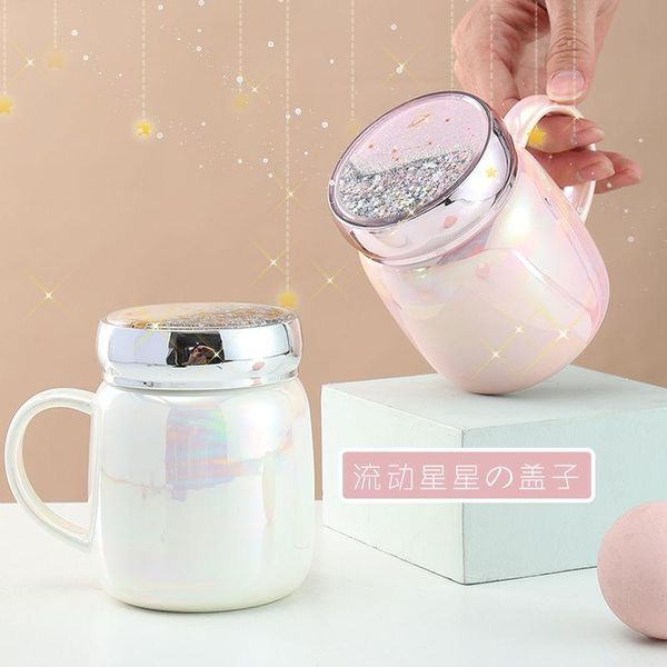 mugs light luxury creative quicksand cover star sky mug milk cup with tender girl's heart super cute coffee for lovers
mugs light luxury creative quicksand cover star sky mug milk cup with tender girl's heart super cute coffee for lovers