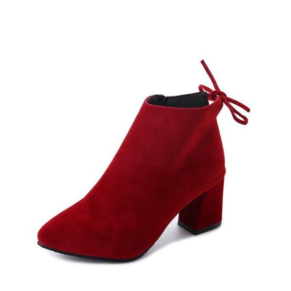boots fashion european and american work female pointed thick heel high heels bow knot side zipper large size women's shoes gray, Black
boots fashion european and american work female pointed thick heel high heels bow knot side zipper large size women's shoes gray, Black
