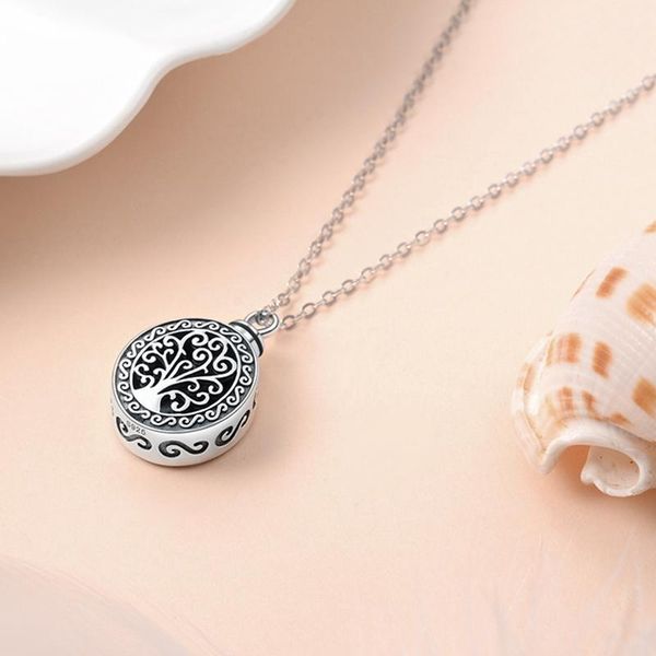 chains tree of life cremation urn necklace pendant ashes souvenir stainless steel commemorative unisex, Silver
chains tree of life cremation urn necklace pendant ashes souvenir stainless steel commemorative unisex, Silver