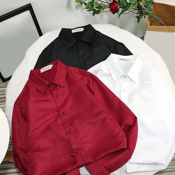 men's casual shirts women candy color sweet cozy loose ladies fashion korean style blusas hipster long sleeve wild shirt, White;black
men's casual shirts women candy color sweet cozy loose ladies fashion korean style blusas hipster long sleeve wild shirt, White;black