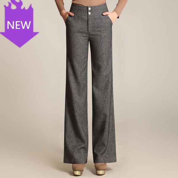 plus size long large pants slim straight trousers 5xl 6xl brand women elegant high waist wide leg female solid women's & capris, Black;white
plus size long large pants slim straight trousers 5xl 6xl brand women elegant high waist wide leg female solid women's & capris, Black;white