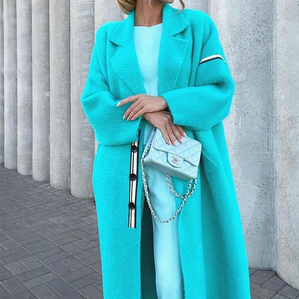 women's wool & blends 2021 wear coat long single breasted solid color leisure warm business fashion womens, Black
women's wool & blends 2021 wear coat long single breasted solid color leisure warm business fashion womens, Black