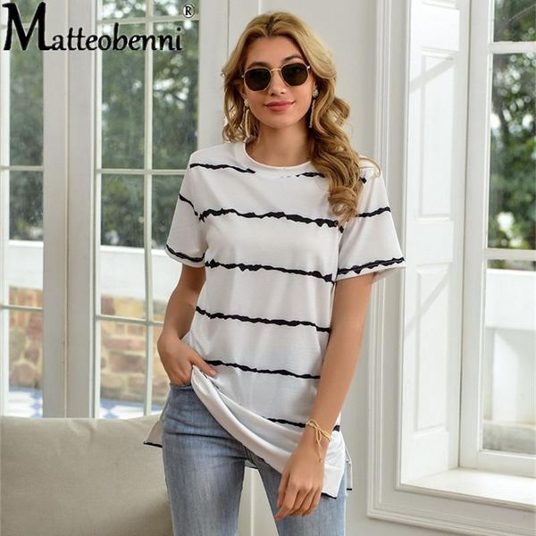 summer fashion women t-shirts clothing striped loose printed o-neck casual streetwear large size t-shirt women's, White
summer fashion women t-shirts clothing striped loose printed o-neck casual streetwear large size t-shirt women's, White