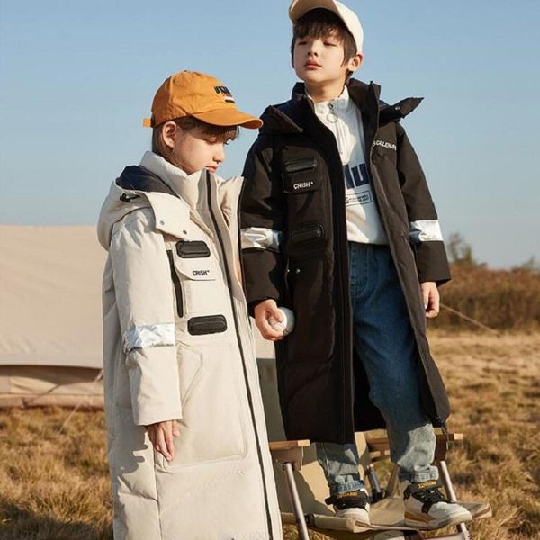 down coat winter children's outwear jacket boys girls fashionable windroof lengthen over the knee warm thick big kids clothes, Blue;gray
down coat winter children's outwear jacket boys girls fashionable windroof lengthen over the knee warm thick big kids clothes, Blue;gray