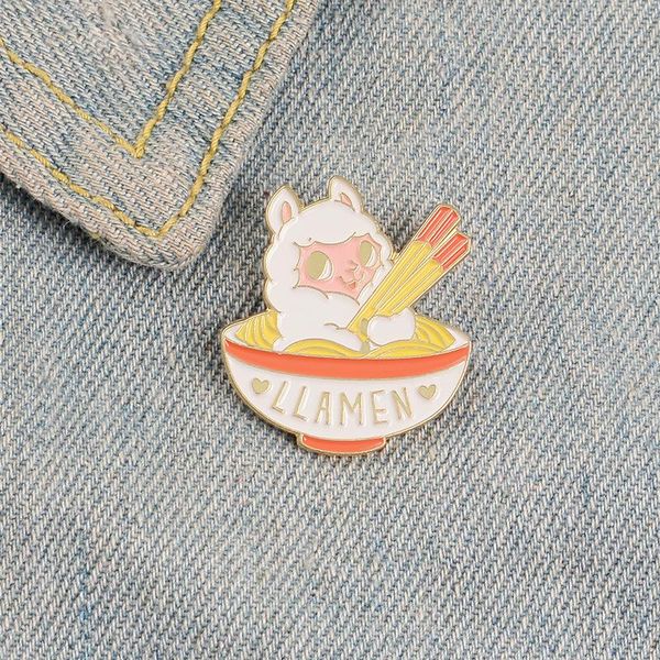 pins, brooches llamen ramen enamel pin cute cartoon japanese noodles llama alpaca denim shirt collar lapel pins badge jewelry gifts, Gray
pins, brooches llamen ramen enamel pin cute cartoon japanese noodles llama alpaca denim shirt collar lapel pins badge jewelry gifts, Gray