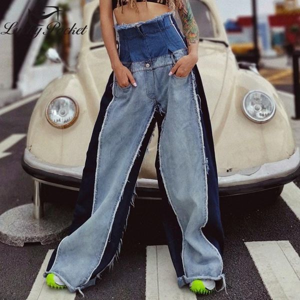 women's jeans women spring autumn cotton plus size spliced trousers ladies fashion oversize long pants female loose denim ml94, Blue
women's jeans women spring autumn cotton plus size spliced trousers ladies fashion oversize long pants female loose denim ml94, Blue
