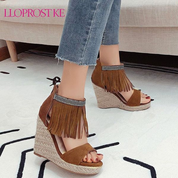 lloprost ke 2021 summer arrival ankle wrap tassel fringe wedges heels platform sandals woman high heeled shoes size 34-50 dress, Black
lloprost ke 2021 summer arrival ankle wrap tassel fringe wedges heels platform sandals woman high heeled shoes size 34-50 dress, Black