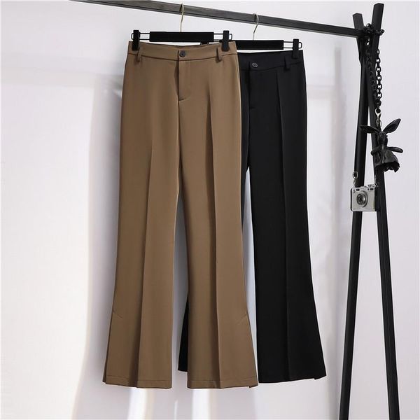 women's pants & capris draping split suit summer autumn style high waist drooping bootcut trousers casual mop, Black;white
women's pants & capris draping split suit summer autumn style high waist drooping bootcut trousers casual mop, Black;white