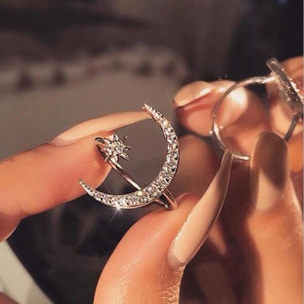 wedding rings fashion female multicolor diamond ladies moon hexagonal star ring jewelry exquisite women, Slivery;golden
wedding rings fashion female multicolor diamond ladies moon hexagonal star ring jewelry exquisite women, Slivery;golden
