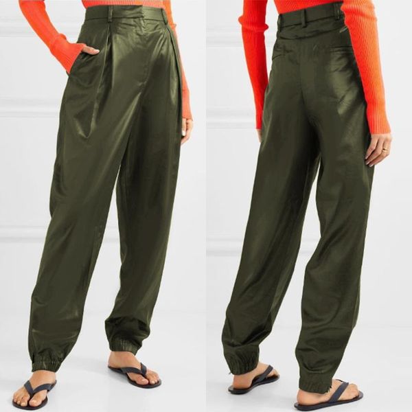 women's pants & capris fashion pu leather jogger women 2021 celmia solid high waist suit pantalon office lady trousers zipper, Black;white
women's pants & capris fashion pu leather jogger women 2021 celmia solid high waist suit pantalon office lady trousers zipper, Black;white