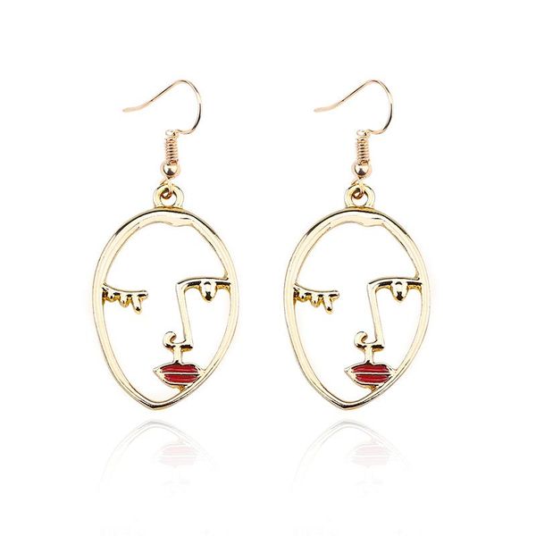 trendy hollow abstract face earrings for women art stylish earring hip hop gold colorful lips earing christmas gift drop stud, Golden;silver
trendy hollow abstract face earrings for women art stylish earring hip hop gold colorful lips earing christmas gift drop stud, Golden;silver