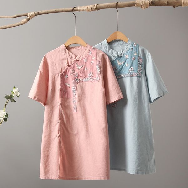 chinese cheongsam for women chinese style t shirt zen tanng suit embroidery linen soft festival traditional 10201, Red
chinese cheongsam for women chinese style t shirt zen tanng suit embroidery linen soft festival traditional 10201, Red