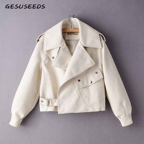women's leather & faux loose lady red coat black jacket white biker motorcycle women zipper punk autumn winter 2021
women's leather & faux loose lady red coat black jacket white biker motorcycle women zipper punk autumn winter 2021