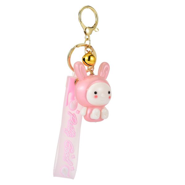 fashion rabbit keychain with led light keyrings small bell key ring designer bag charm, Silver
fashion rabbit keychain with led light keyrings small bell key ring designer bag charm, Silver