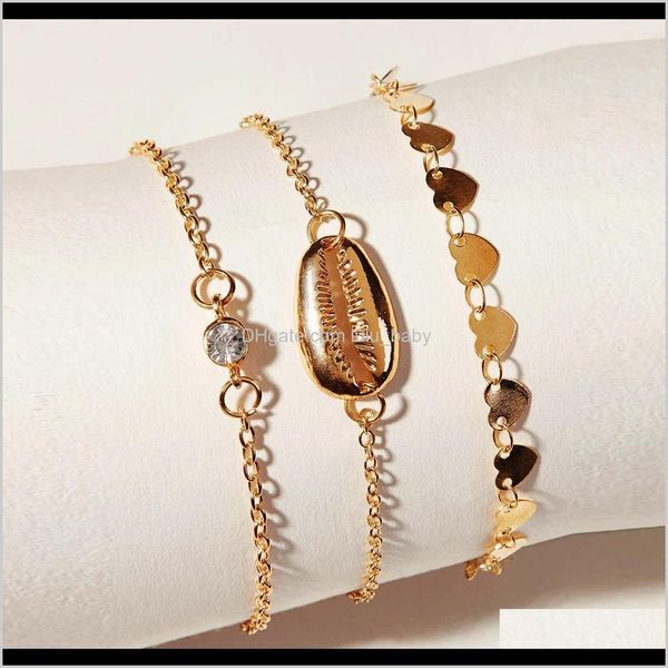 s1199 fashion jewelry 3pcs set shell heart beads chain zdf2w charm bracelets uprki, Golden;silver
s1199 fashion jewelry 3pcs set shell heart beads chain zdf2w charm bracelets uprki, Golden;silver