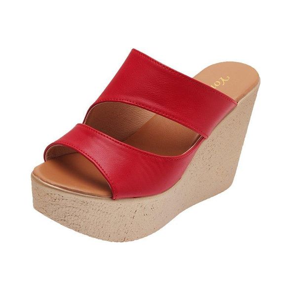 summer platform wedge woman slippers women sandals high heels beach slides flip flops shoes womens, Black
summer platform wedge woman slippers women sandals high heels beach slides flip flops shoes womens, Black