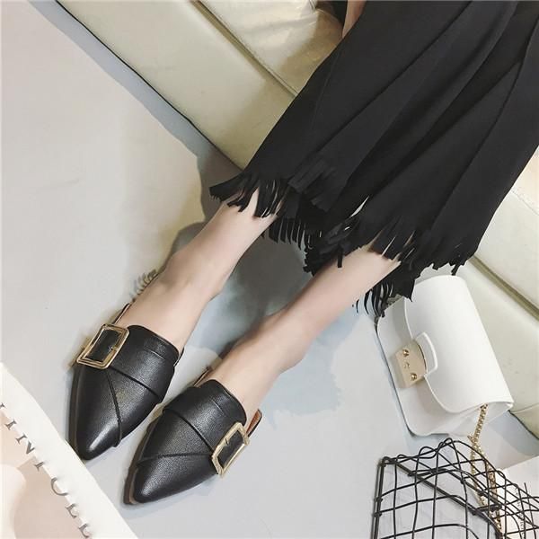 slippers drop women flat slip on mules casual chain british shoes platform sandals chaussure big size, Black
slippers drop women flat slip on mules casual chain british shoes platform sandals chaussure big size, Black
