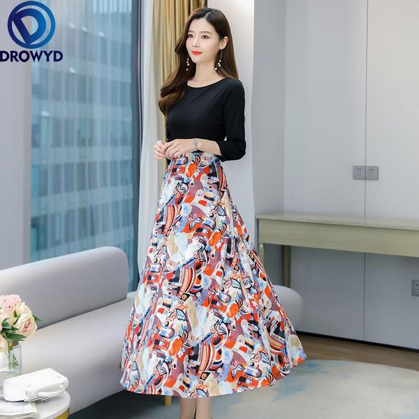 casual dresses long dress women autumn 2021 office lady french style vintage print full sleeve patchwork chiffon o-neck high waist, Black;gray
casual dresses long dress women autumn 2021 office lady french style vintage print full sleeve patchwork chiffon o-neck high waist, Black;gray