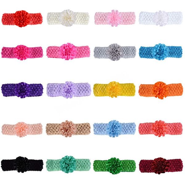 5 cm fashion handmade fabric carnation flower hairband baby girls crochet elastic headband newborn infant headwear 20 colors, Silver
5 cm fashion handmade fabric carnation flower hairband baby girls crochet elastic headband newborn infant headwear 20 colors, Silver