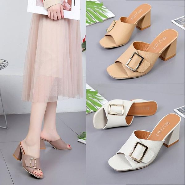 slippers 2021 summer women outdoor sandal high square heel flip flop ladies slipper elegant slides shoes, Black
slippers 2021 summer women outdoor sandal high square heel flip flop ladies slipper elegant slides shoes, Black