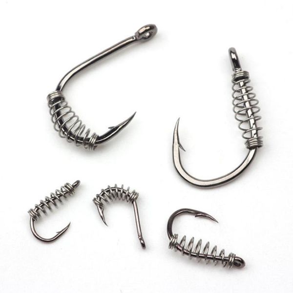 fishing hooks 100pcs spring hook barbed swivel circle carp stainless steel tackle lock accessories
fishing hooks 100pcs spring hook barbed swivel circle carp stainless steel tackle lock accessories