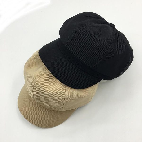 korean pure simple twill bailey hat women's british octagonal trendy men's leisure cap berets, Blue;gray
korean pure simple twill bailey hat women's british octagonal trendy men's leisure cap berets, Blue;gray