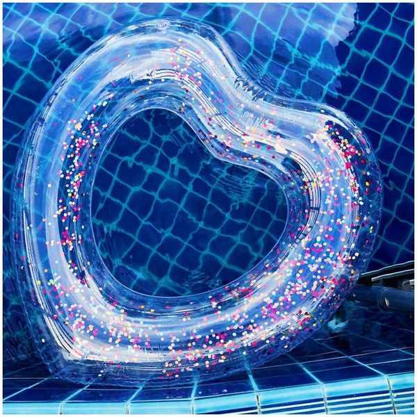 90cm/120cm heart shape swimming ring twinkly sequin inflatable circle floating raft for women kids buoy water fun toys floats & tubes
90cm/120cm heart shape swimming ring twinkly sequin inflatable circle floating raft for women kids buoy water fun toys floats & tubes