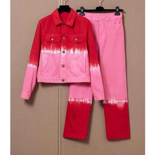 women's two piece pants cosmicchic 2021 autumn set women tie dye denim jacket turn down collar high waist straight leisure suit, White
women's two piece pants cosmicchic 2021 autumn set women tie dye denim jacket turn down collar high waist straight leisure suit, White