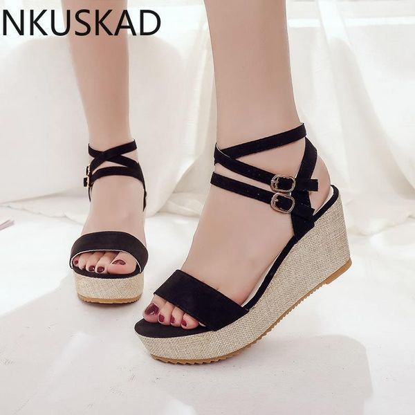 fashion women shoes sandals 2021 summer spring wedge fish head platform simple woman **188, Black
fashion women shoes sandals 2021 summer spring wedge fish head platform simple woman **188, Black