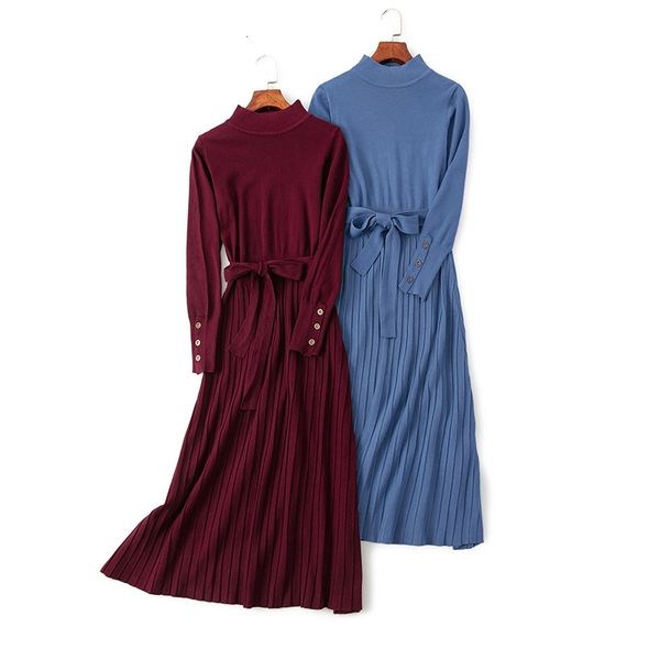 casual dresses autumn winter maxi sweater women long sleeve ol female with belt elegant a-line solid slim macv, Black;gray
casual dresses autumn winter maxi sweater women long sleeve ol female with belt elegant a-line solid slim macv, Black;gray