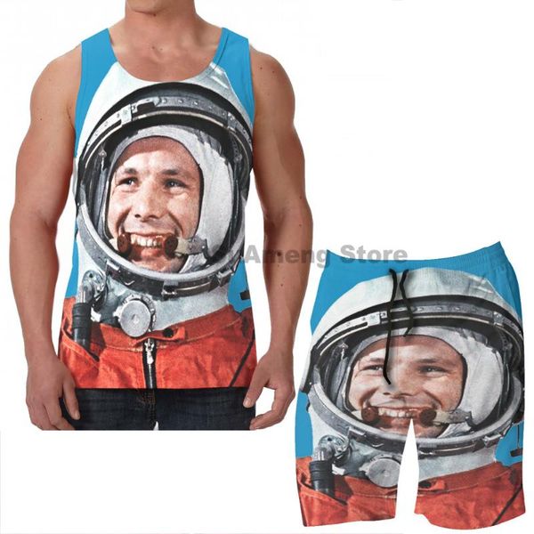 men's tracksuits summer casual funny print men tank women gagarin (2) board beach shorts sets fitness sleeveless vest, Gray
men's tracksuits summer casual funny print men tank women gagarin (2) board beach shorts sets fitness sleeveless vest, Gray