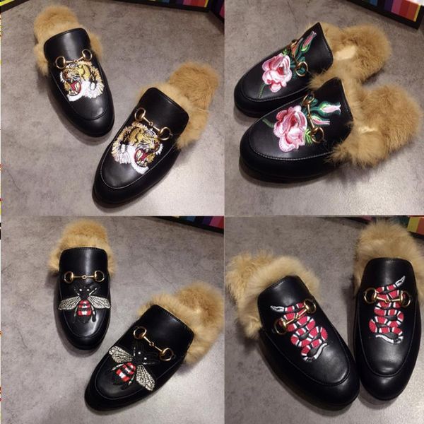 fashion metal slippers genuine casual brand flats mules men fur shoes princetown chain w01 ladies leather women jihss, Black
fashion metal slippers genuine casual brand flats mules men fur shoes princetown chain w01 ladies leather women jihss, Black